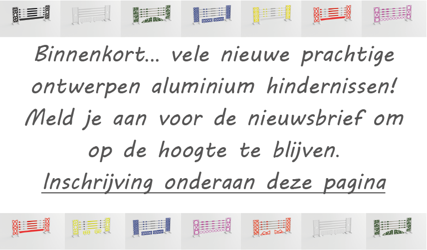 nieuwe alumium hindernissen
