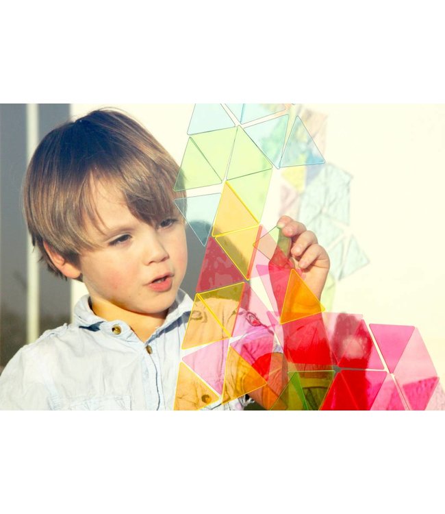 San Kaku Mado Raam mozaïek blauw/roze