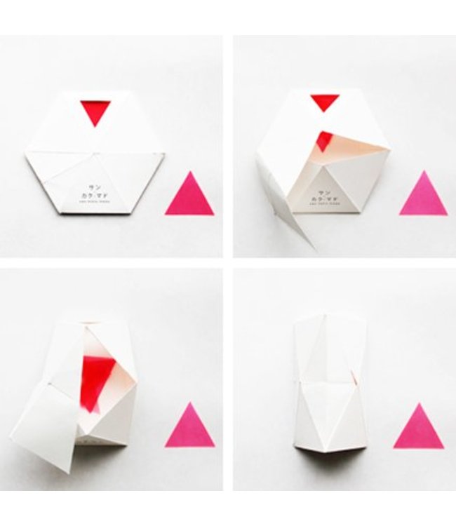 San Kaku Mado Raam mozaïek blauw/roze