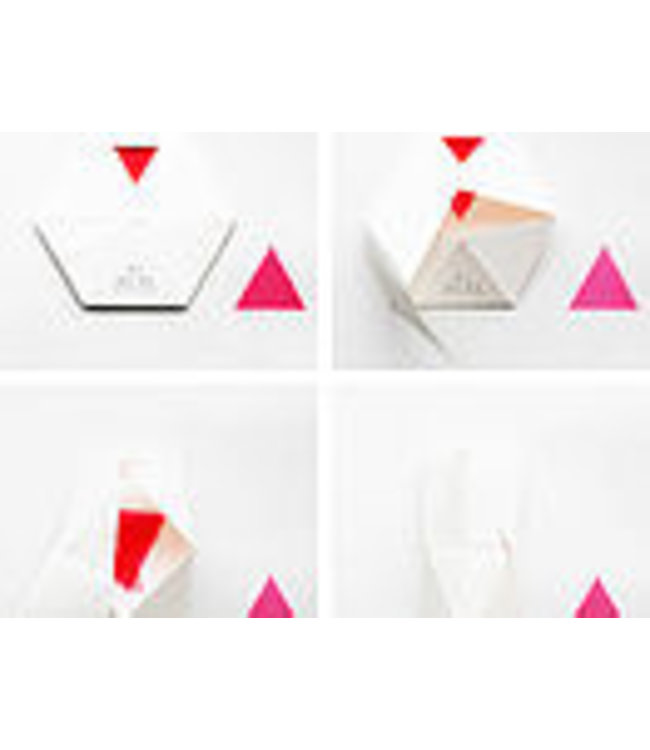 San Kaku Mado Raam mozaïek groen