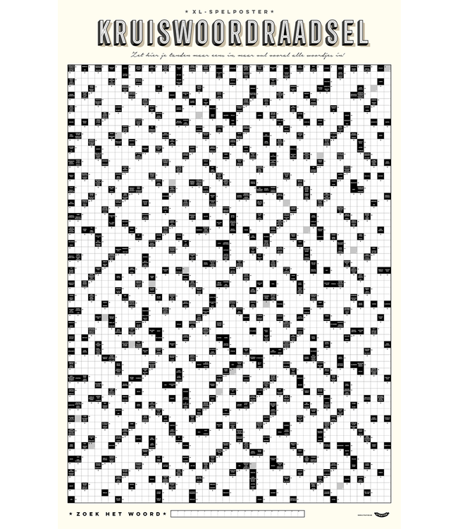 STRATIER XL Poster - Zweedse Puzzel