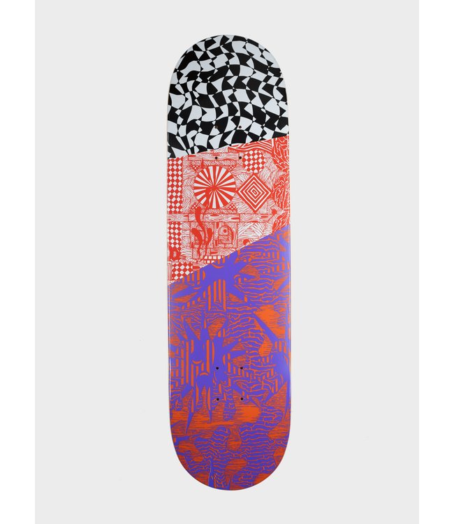 Susan Bijl Skateboard Deck 8.5 - Terrazzo Taselaar Red