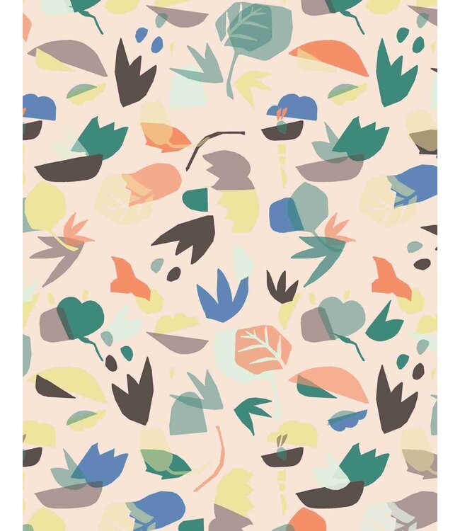 La La Fete Fleurs Coupees Green Medium