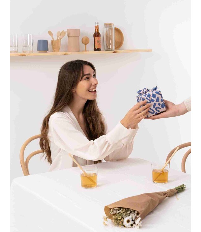 La La Fete Circles in Line Green - Small