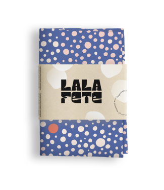 La La Fete Deaux Dots Kobaltblauw - Small