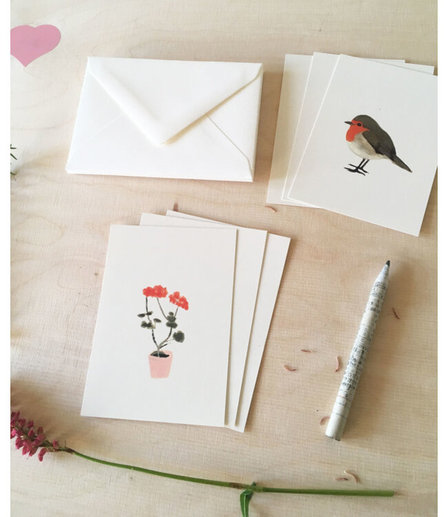 Stokwolf Minikaartje Eilandbloemen