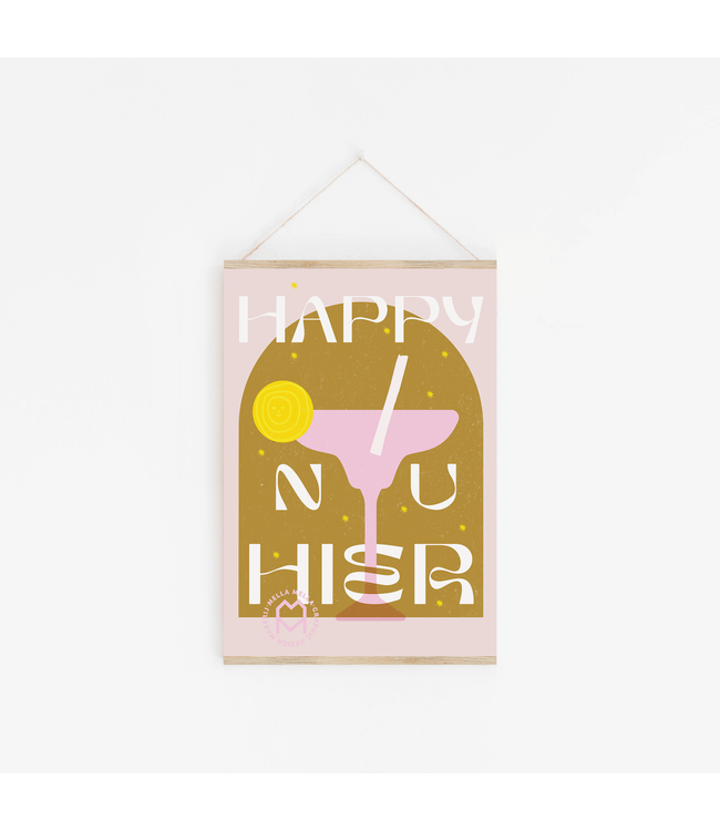 Mella Mella  Poster - Happy Nu Hier - A3