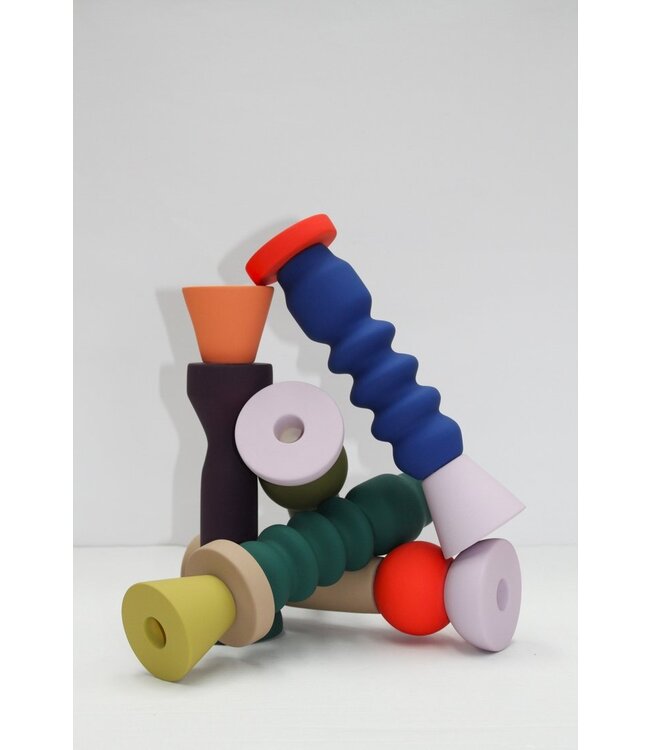 Maegen Stacks Tomato Tall Kaarshouder