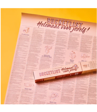 STRATIER XL Poster - Bucketlist voorjezelf!