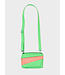 Susan Bijl The New Bum Bag - Greenscreen & Coral Small