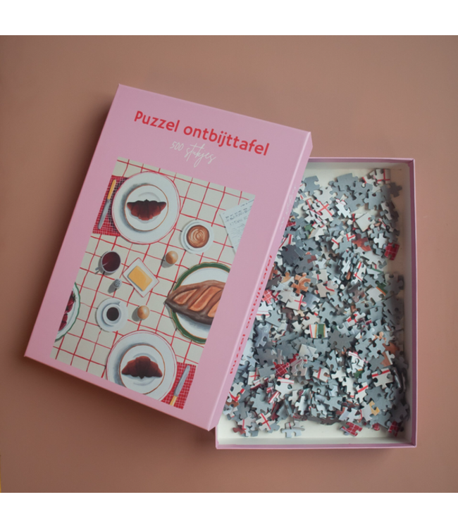 De Streken van Agnes Puzzel - Ontbijttafel - Groot