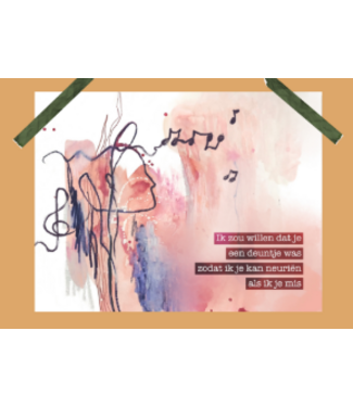 Babet te Winkel Verlieskaart - Ik zou willen dat je een deuntje was
