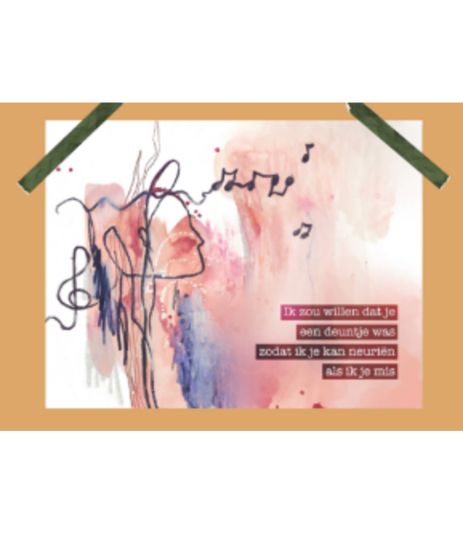 Babet te Winkel Verlieskaart - Ik zou willen dat je een deuntje was
