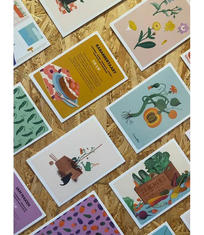 Uitgeverij De Wereld van Snor Moestuin kaartenboekje