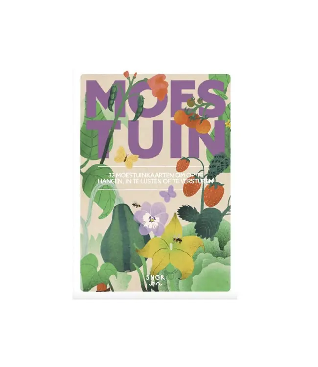 Uitgeverij De Wereld van Snor Moestuin kaartenboekje