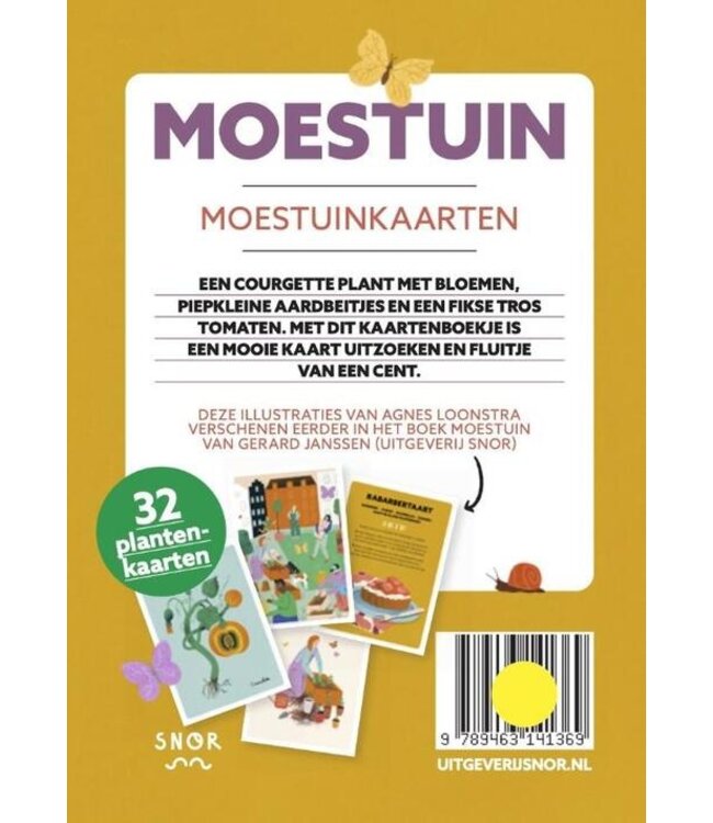 Uitgeverij De Wereld van Snor Moestuin kaartenboekje