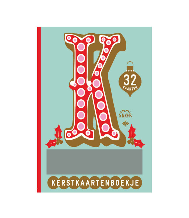 Uitgeverij De Wereld van Snor K het is weer Kerst Kaartenboekje