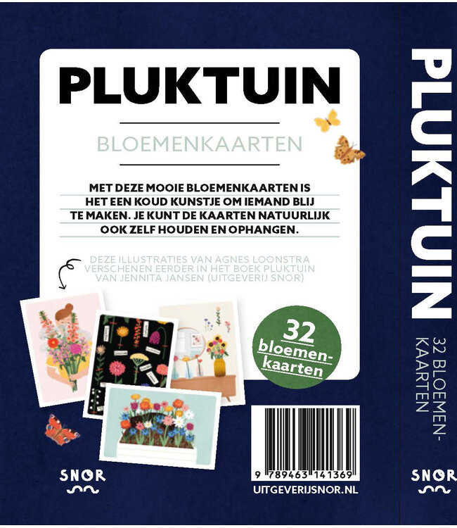 Uitgeverij De Wereld van Snor Pluktuin Kaartenboekje