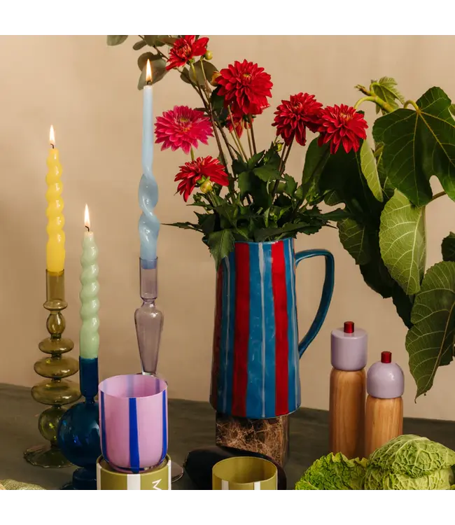 Maegen Karaf - lichtblauw/rood