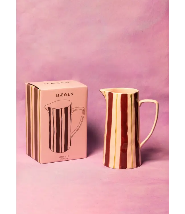 Maegen Karaf - Roze/Bordeauxrode