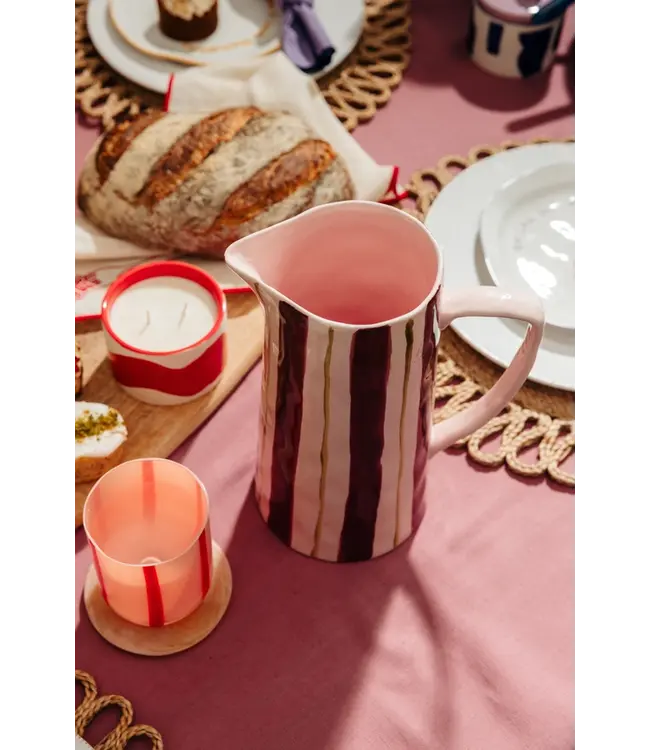 Maegen Karaf - Roze/Bordeauxrode