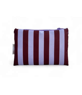 De Lange Tafel Etui small Streep Lila/Aubergine