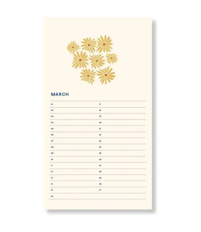 A-Journal A-Journal - Verjaardagskalender - Birds