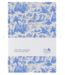 A-Journal One Line a Day - Toile de Jouy – Blue