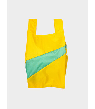 Susan Bijl The New Shopping Bag Sunflower & Holly Green Medium