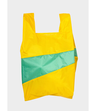 Susan Bijl The New Shopping Bag Sunflower & Holly Green Large