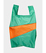 Susan Bijl The New Shopping Bag Holly Green & Orange Large