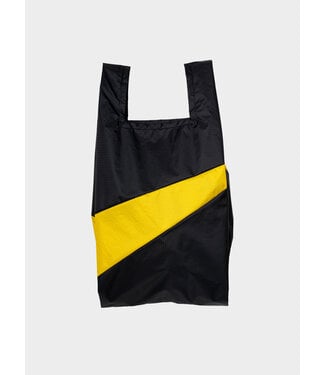 Susan Bijl The New Shopping Bag Black & Sunflower Medium