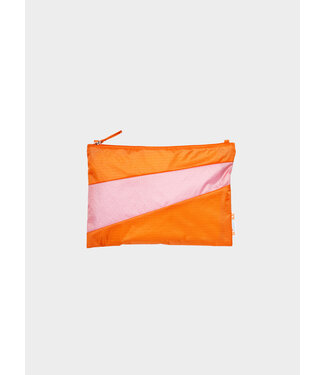 Susan Bijl The New Pouch Orange & Pink Panther Medium