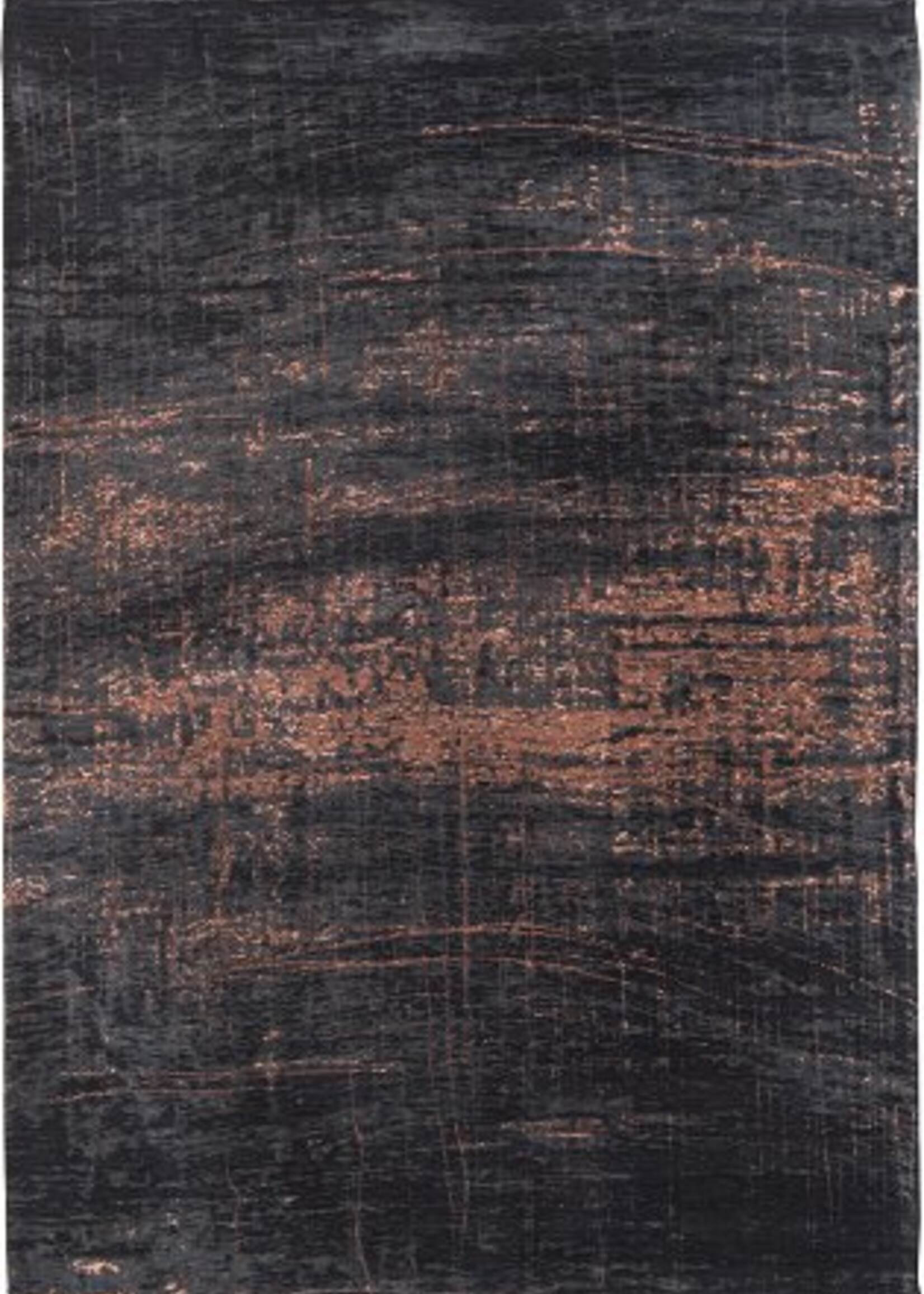 Vloerkleed  Mad men Griff zwart/koper