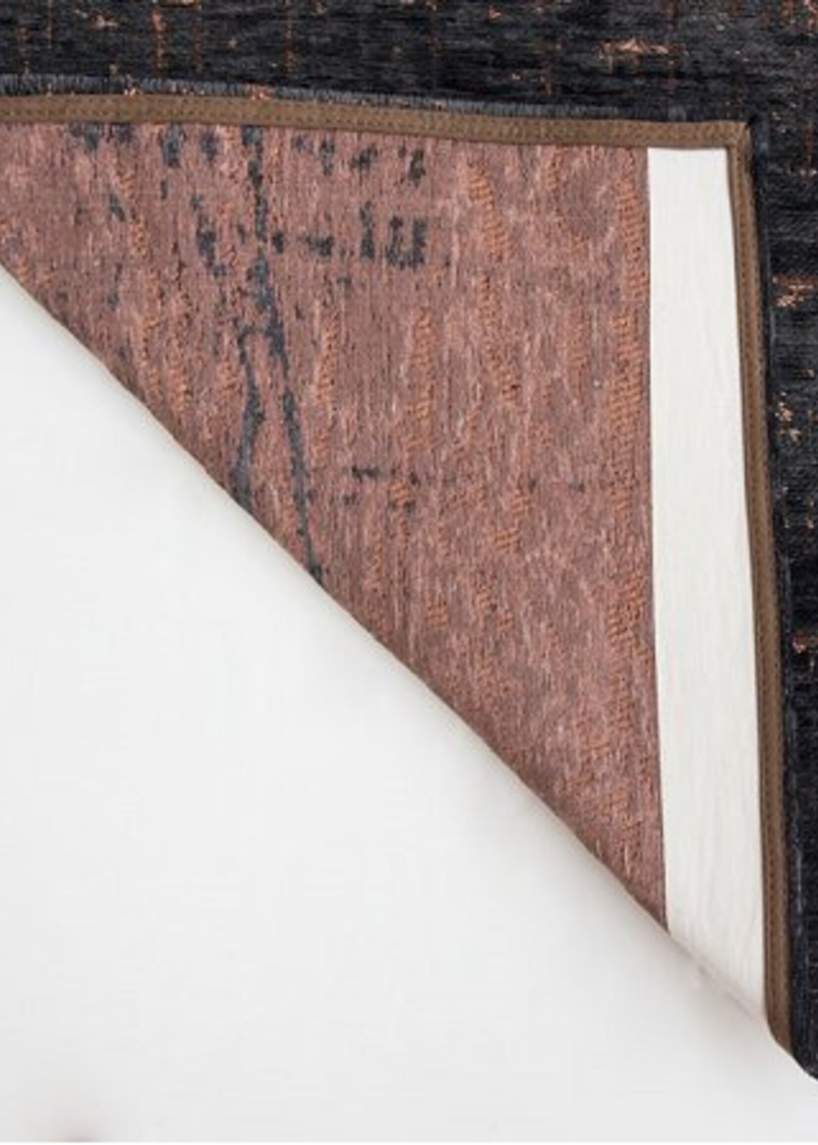 Vloerkleed  Mad men Griff zwart/koper