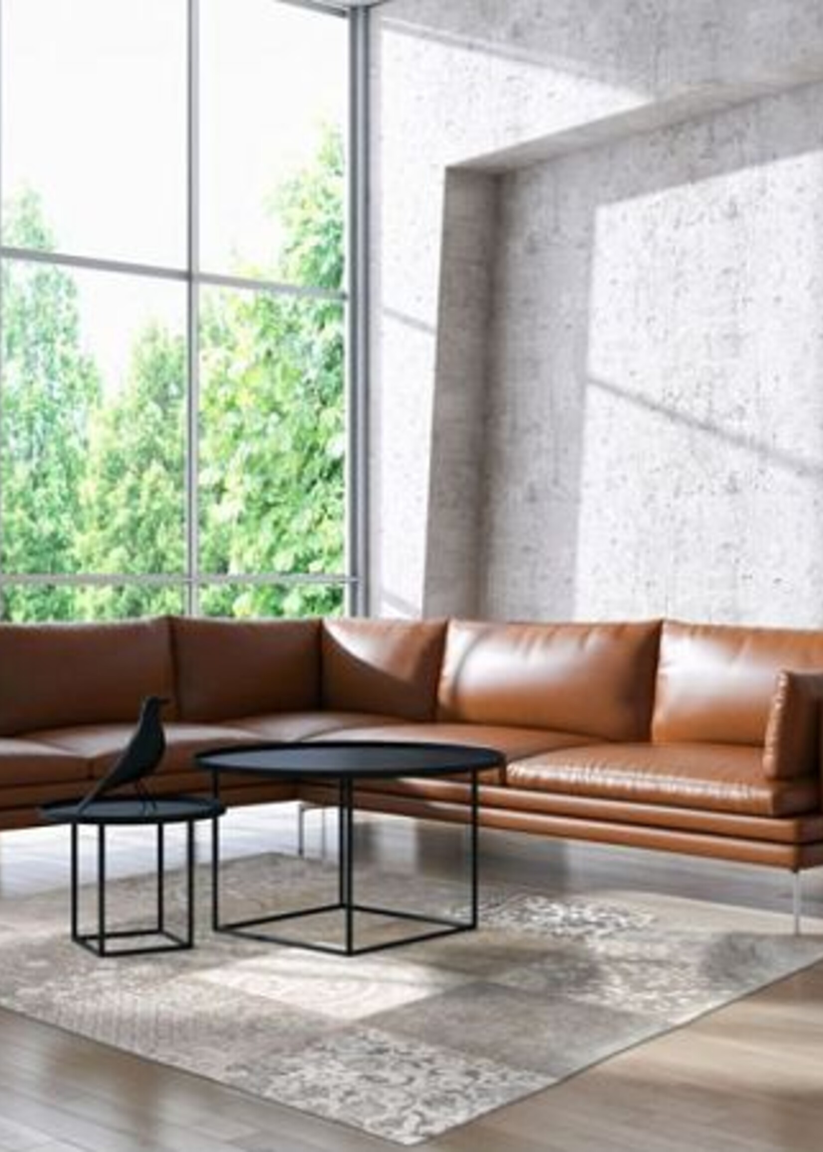 Vloerkleed Patchwork beige