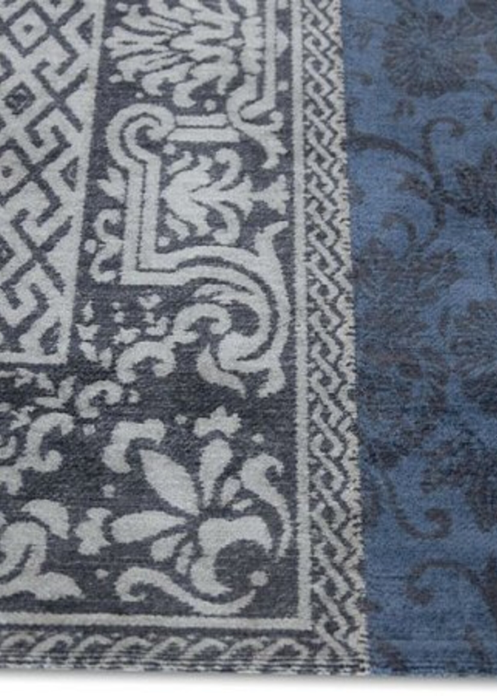 Vloerkleed patchwork denim