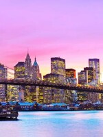 Zonsondergang in New York