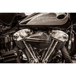 Foto op glas Harley Davidson