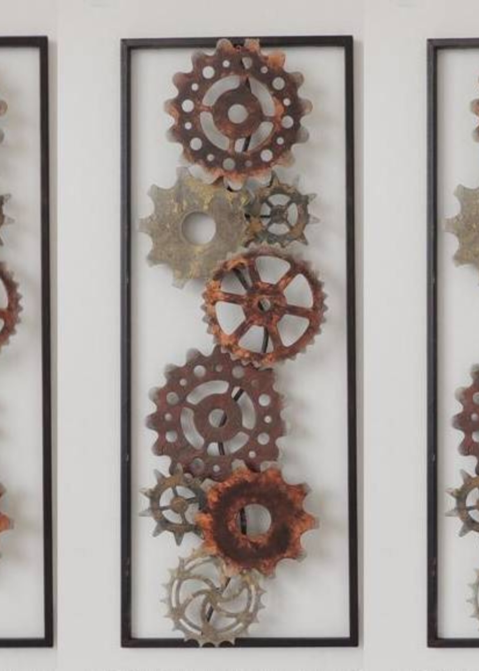 Industriële 3D wanddecoratie