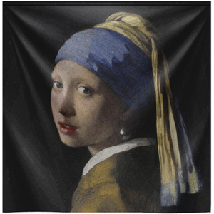 Wandkleed vintage "het meisje met de Parel" van Johannes Vermeer