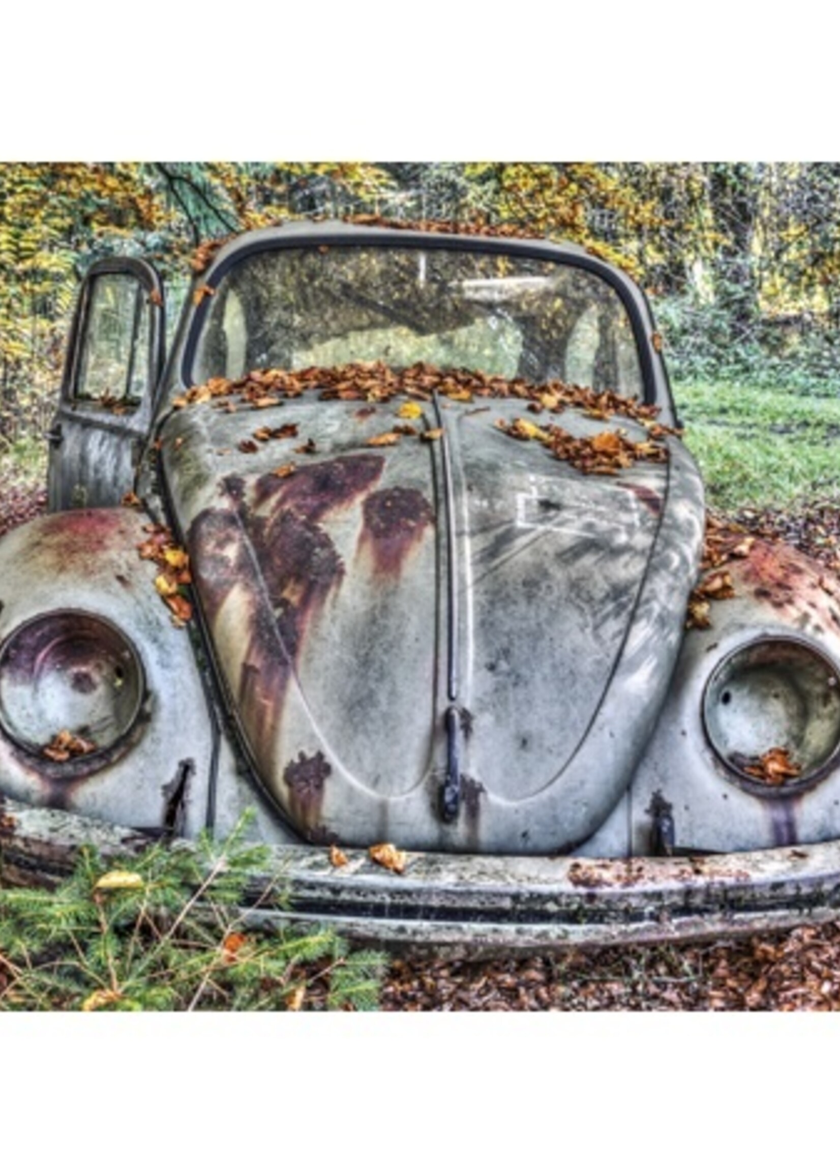 Wandkleed "Vintage Volkswagen kever"