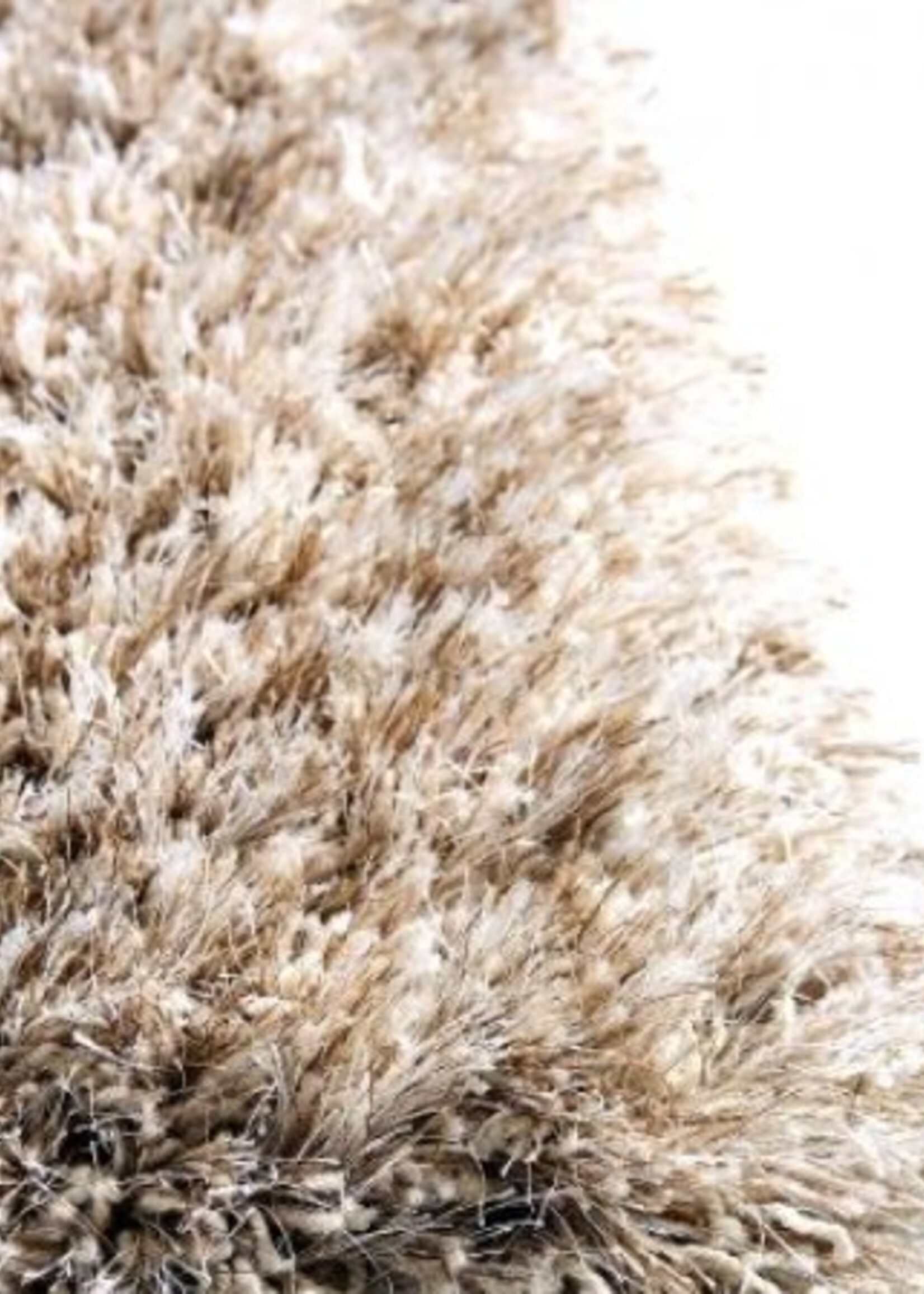 Hoogpolig rond vloerkleed Richmond