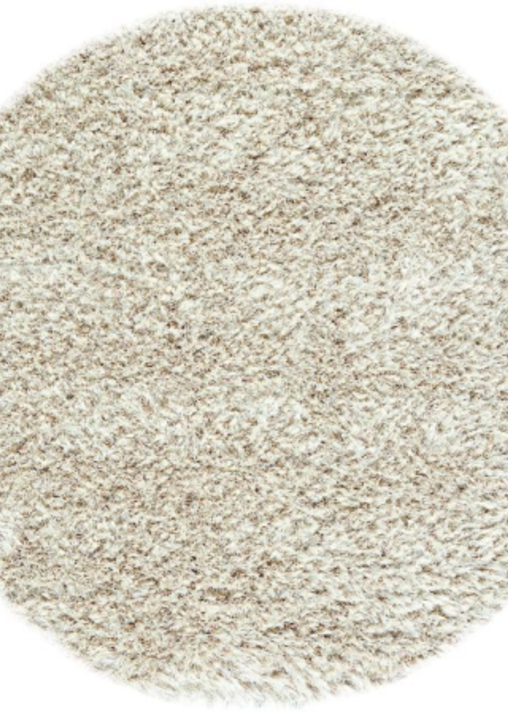 Hoogpolig rond vloerkleed Richmond