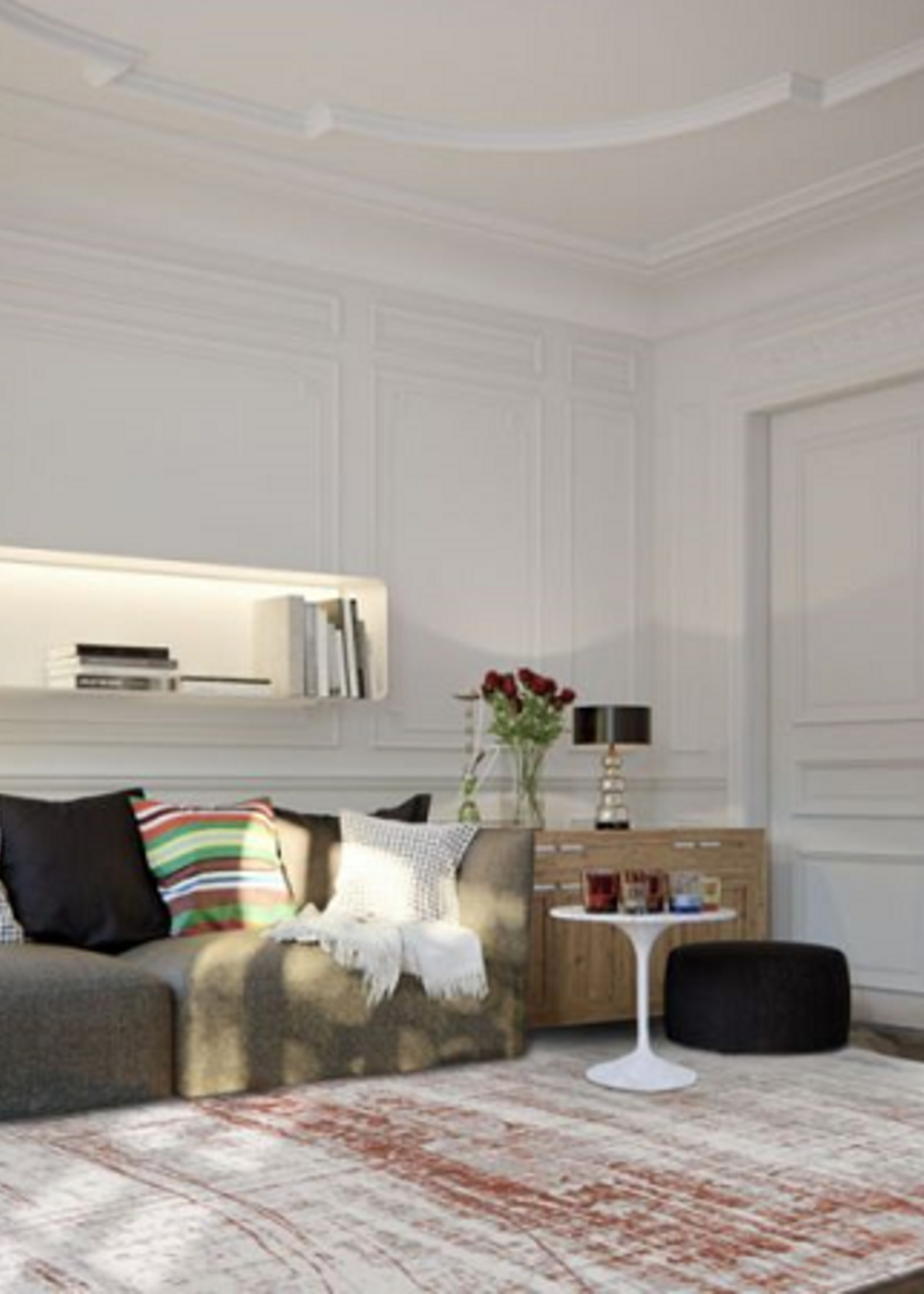 Vloerkleed  Mad men Griff Koper