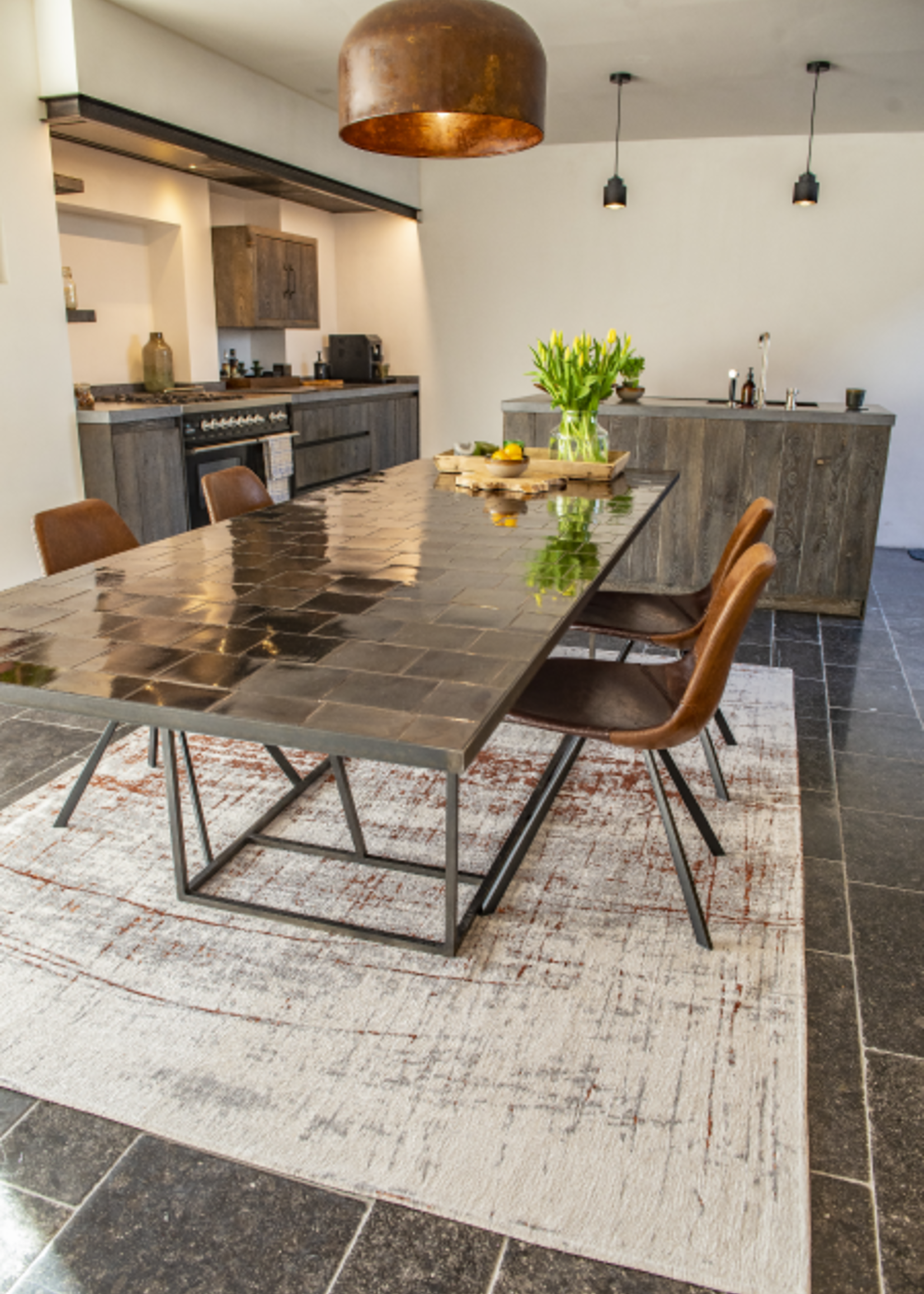 Vloerkleed  Mad men Griff Koper