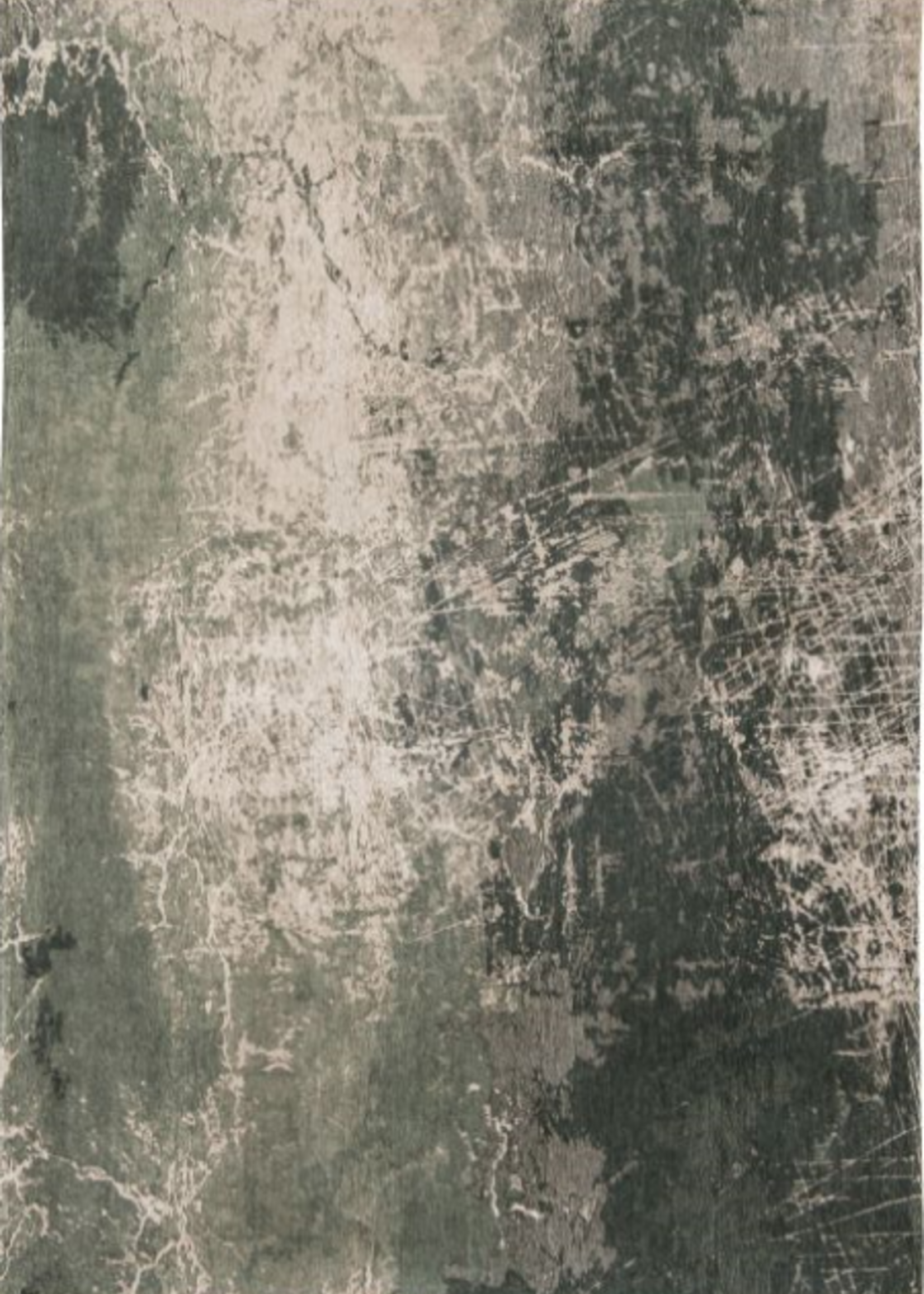 Vloerkleed Mad men Cracks dark pine