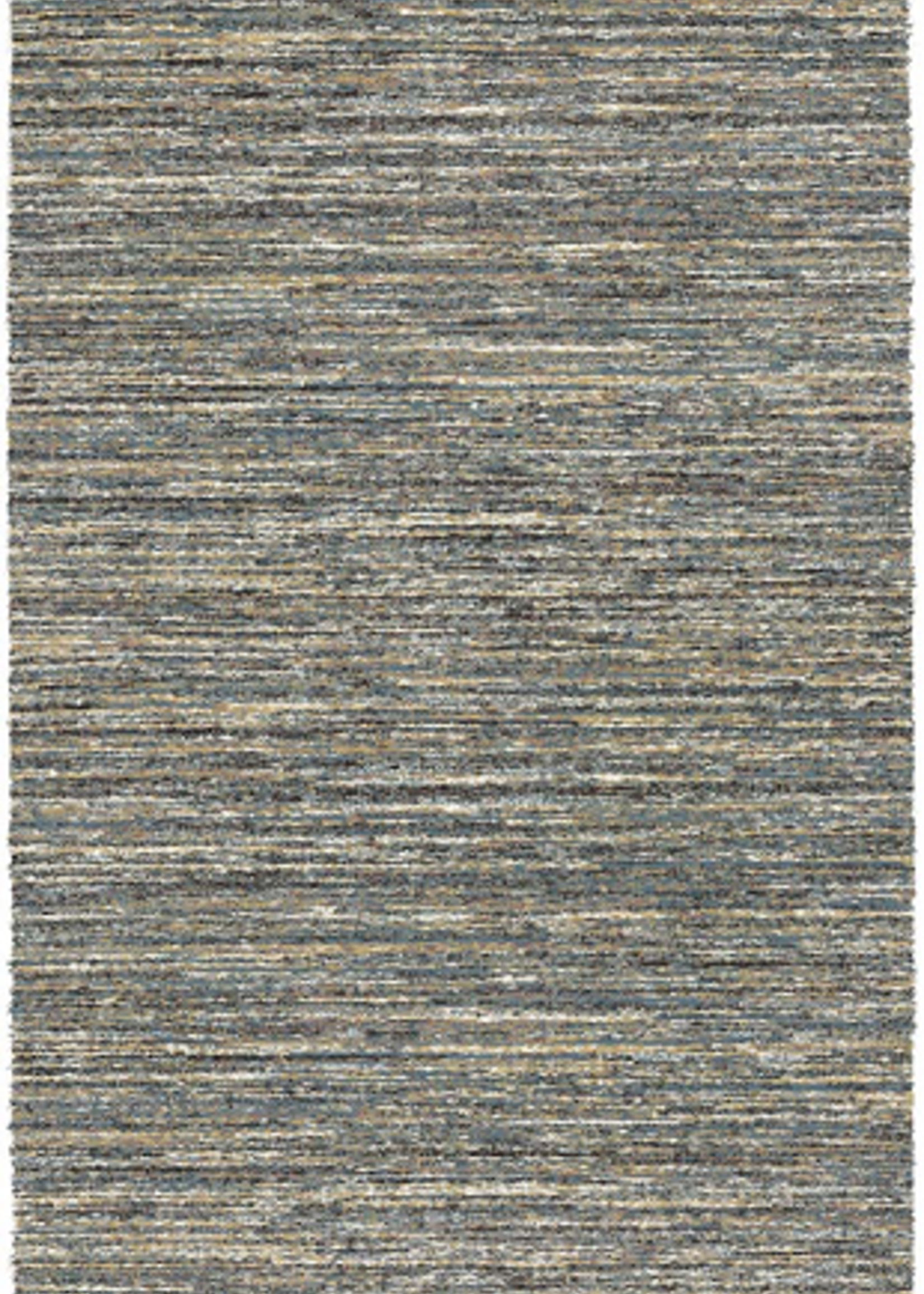 vloerkleed  rond Manchester  Blauw-geel