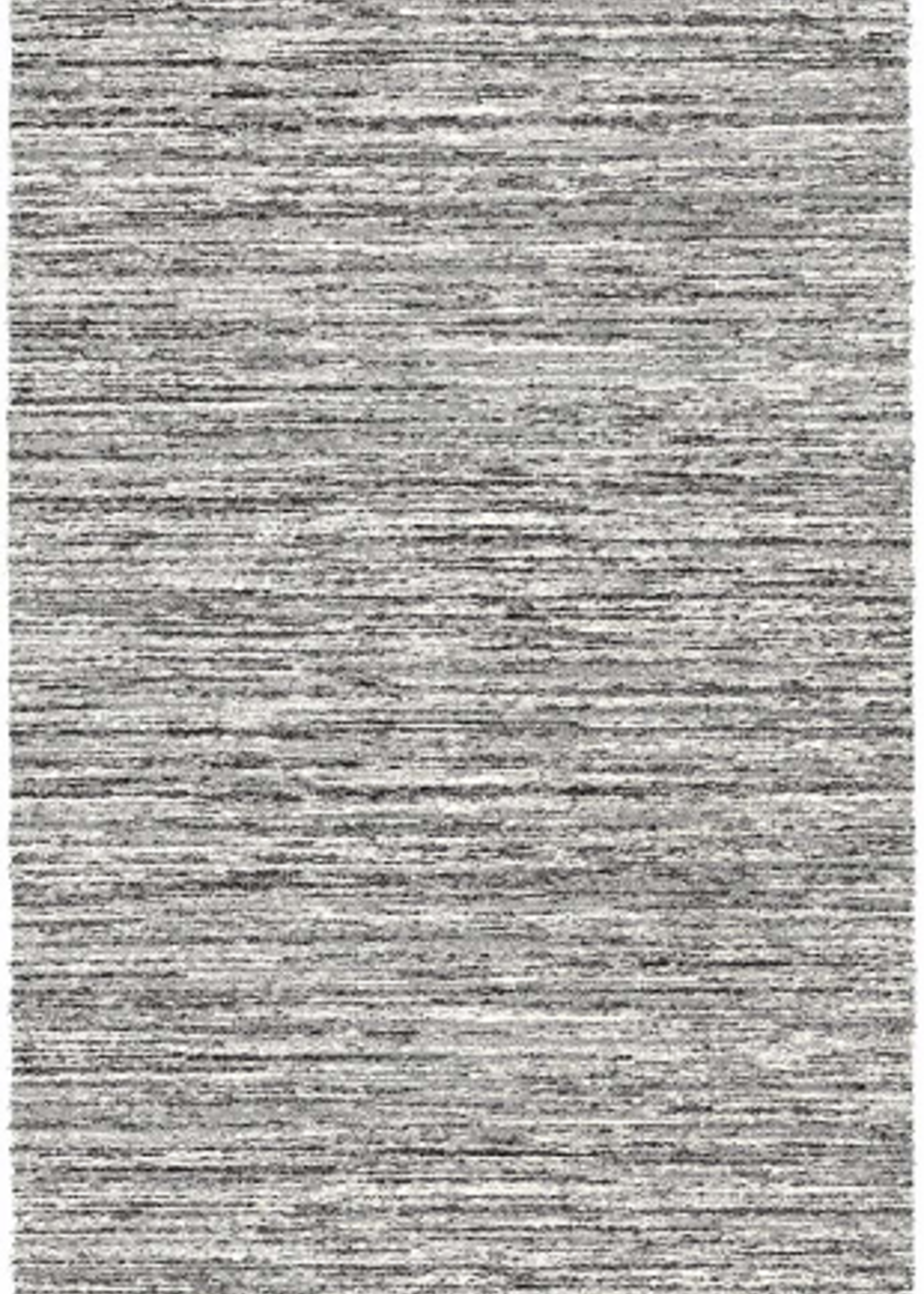 vloerkleed  rond Manchester  zwart-wit