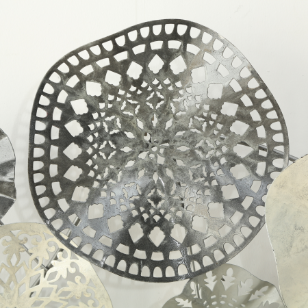 Interpretatie Desillusie Onbeleefd Metalen wanddecoratie cirkels zilver/zwart - yourinterior